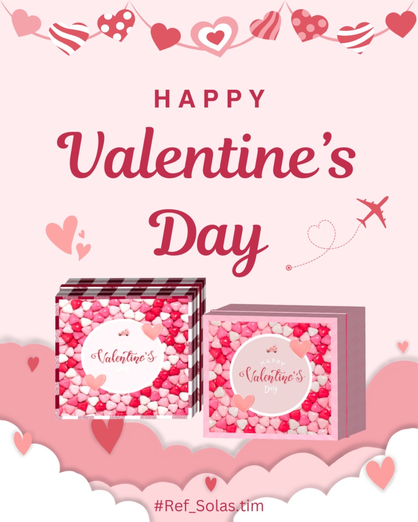 3D-Valentine用ディスプレイセット