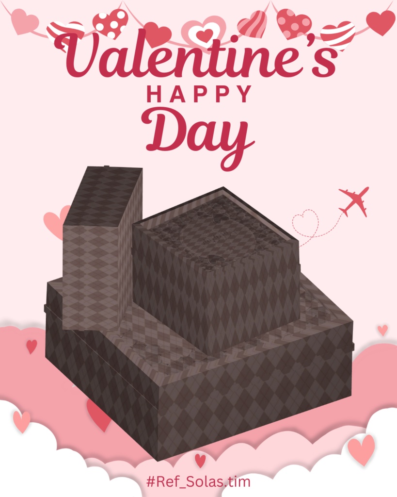 3D-Valentine用ディスプレイセット