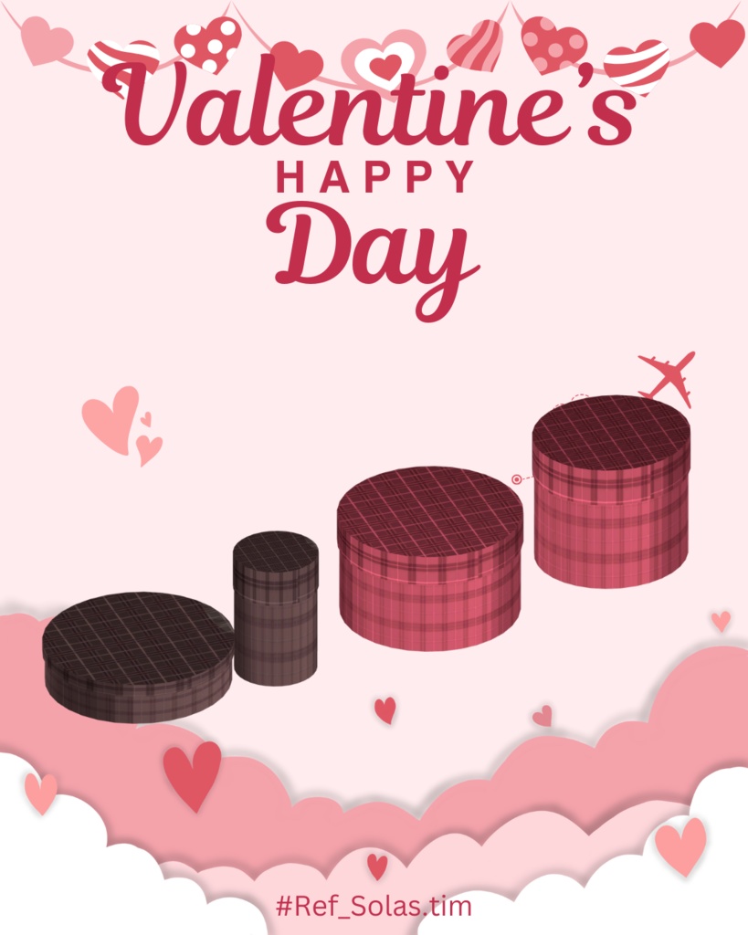 3D-Valentine用ディスプレイセット