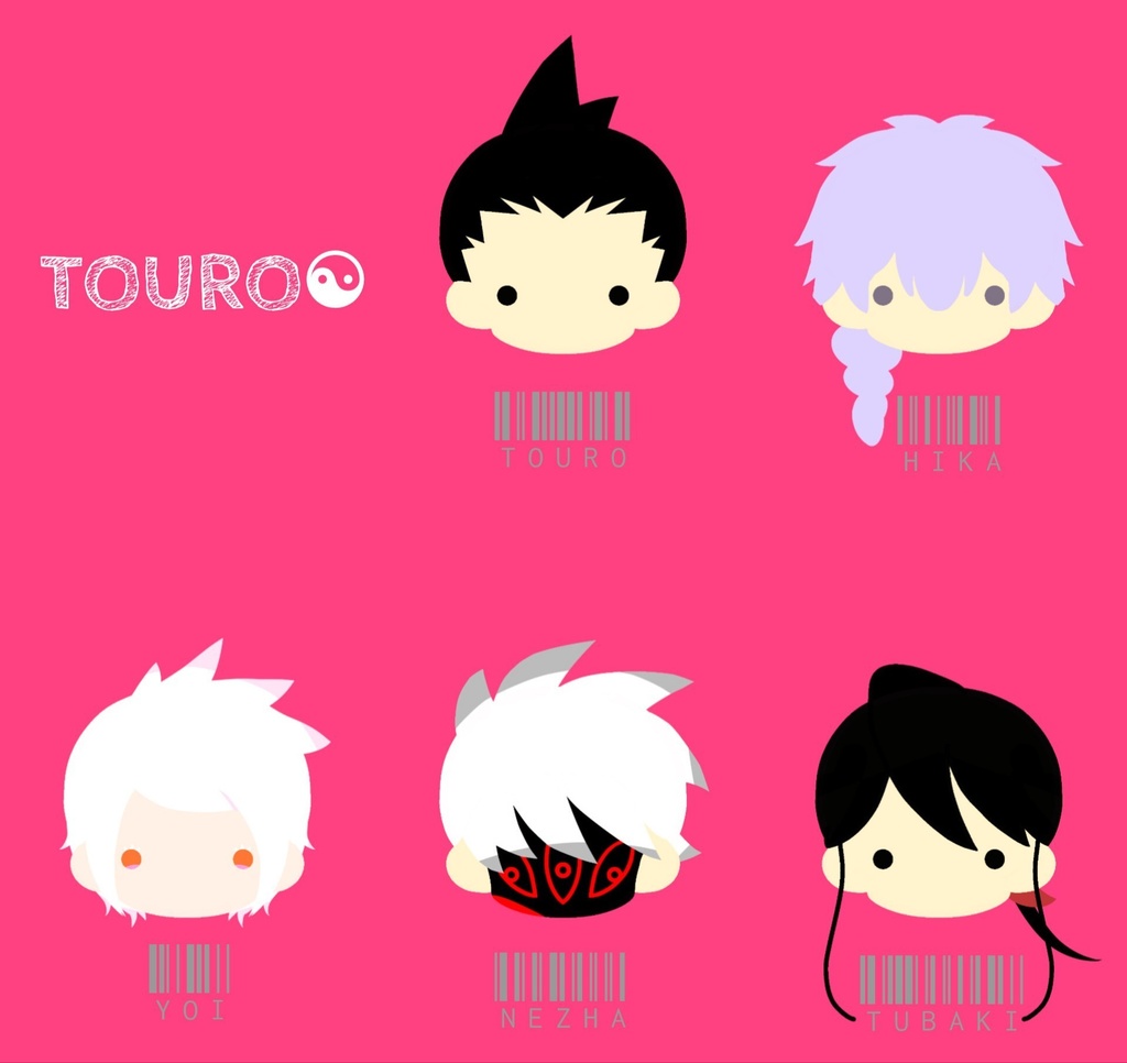 自由にカスタムアクキー☆お好きなキャラでカップリング