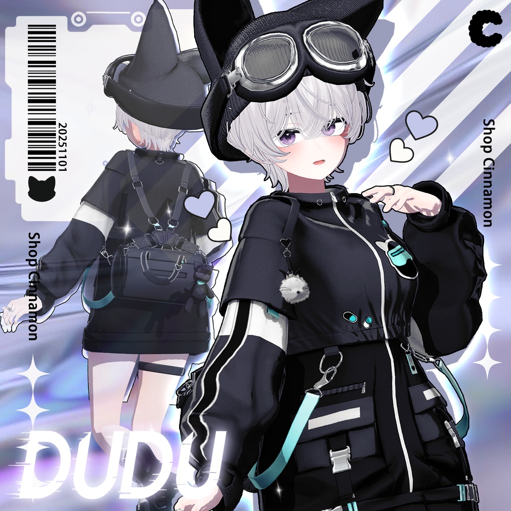 [9アバター対応]🖤🩶DUDU🩶🖤