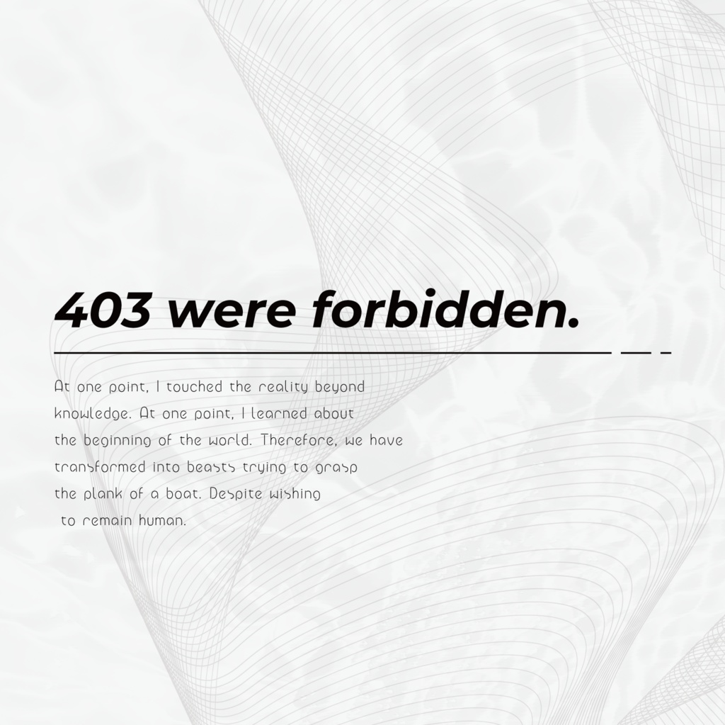 CoC『403 were forbidden.』Ver1.0