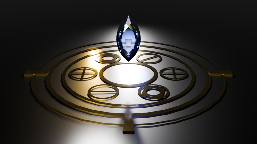 ローポリ ダークファンタジー 魔法陣 儀式アセットパック