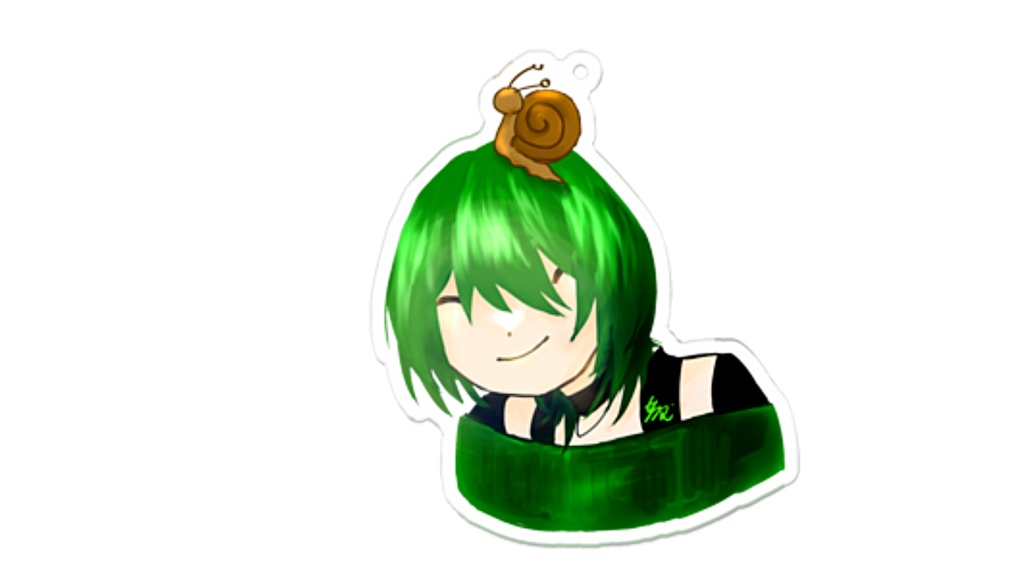 つむりさんアクリルキーホルダー