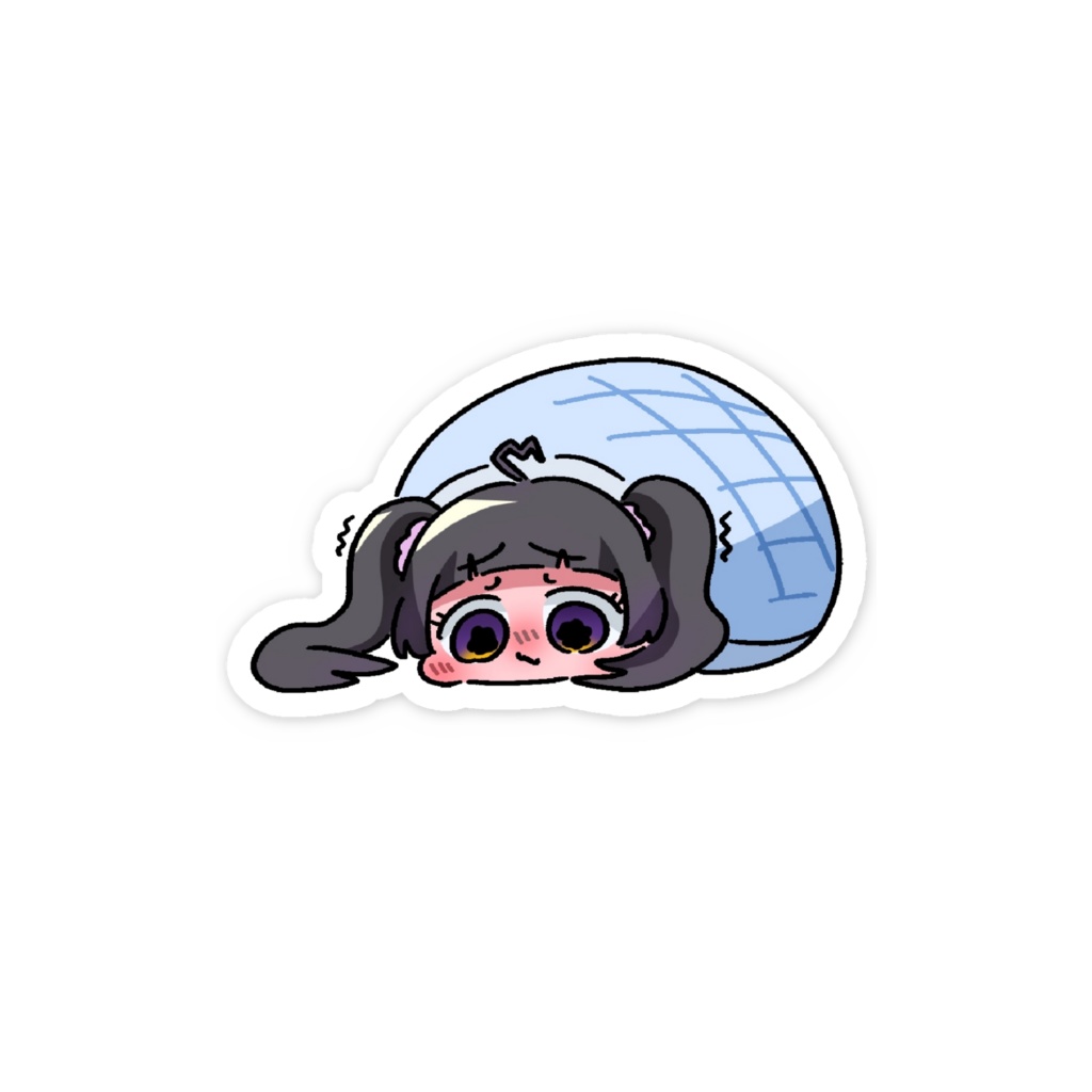 らぴらんど先生イラスト ミニねむりんステッカー