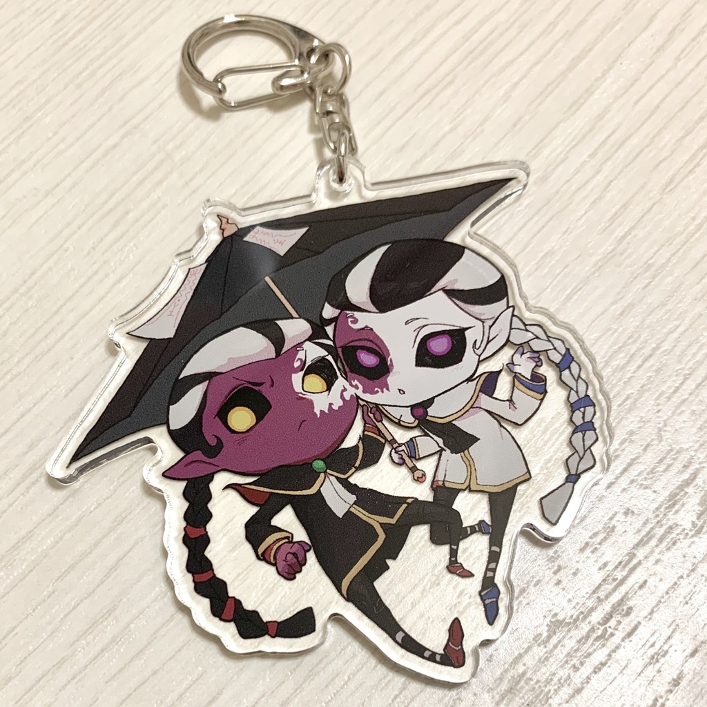 白黒無常　アクリルキーホルダー