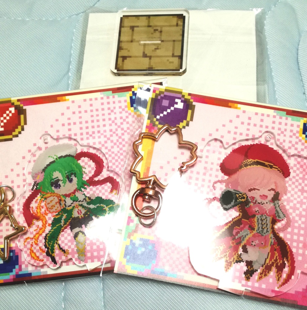 花騎士ドット絵アクリルキーホルダー&スタンド