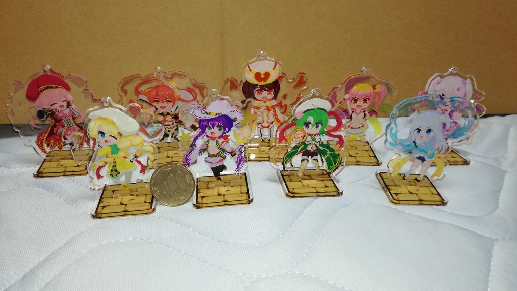 花騎士ドット絵アクリルキーホルダー&スタンド