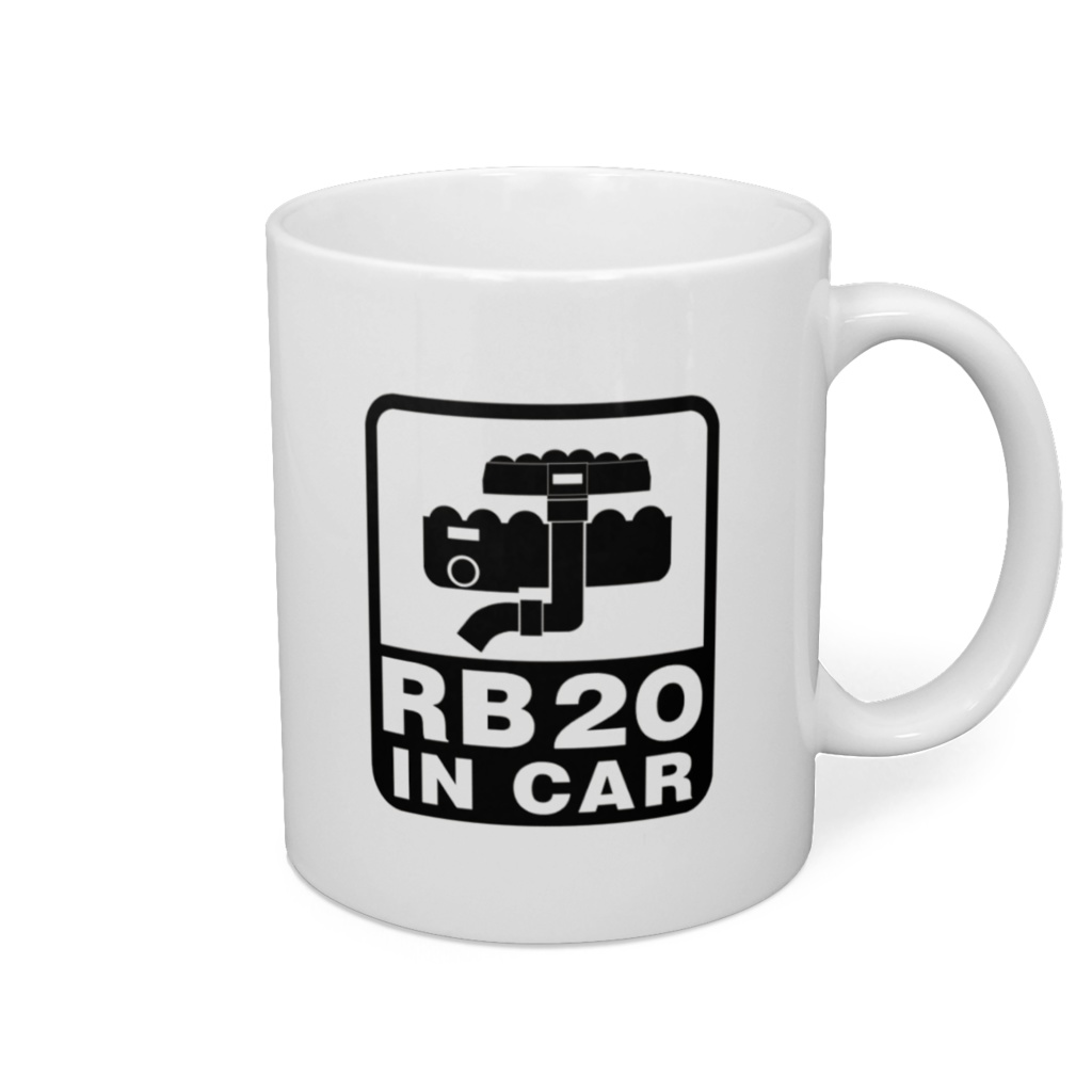 RB20E in Car マグカップ