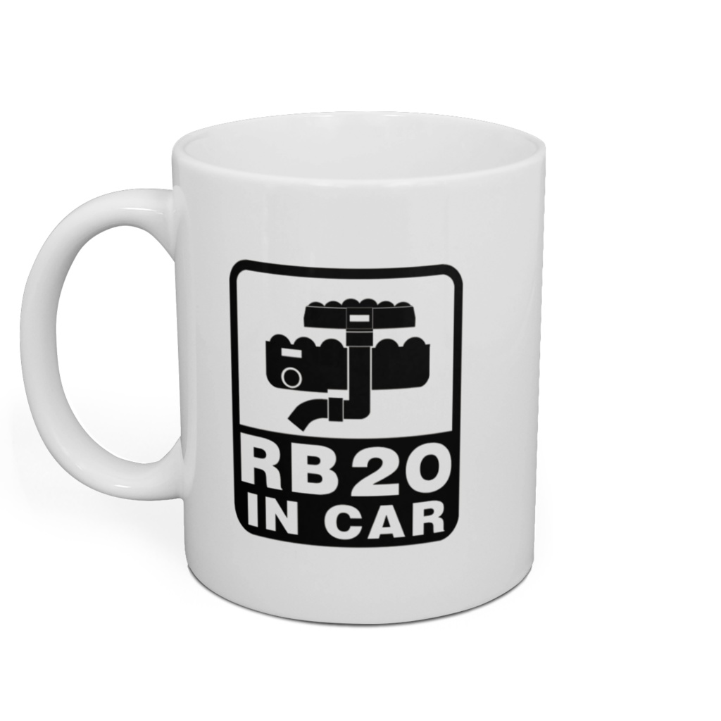 RB20E in Car マグカップ
