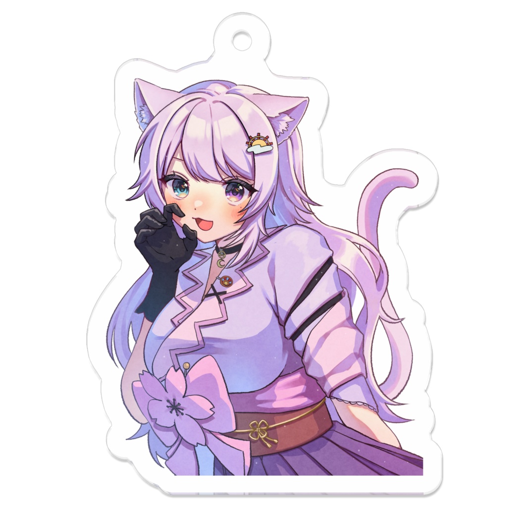 桜彩らむのアクリルキーホルダー