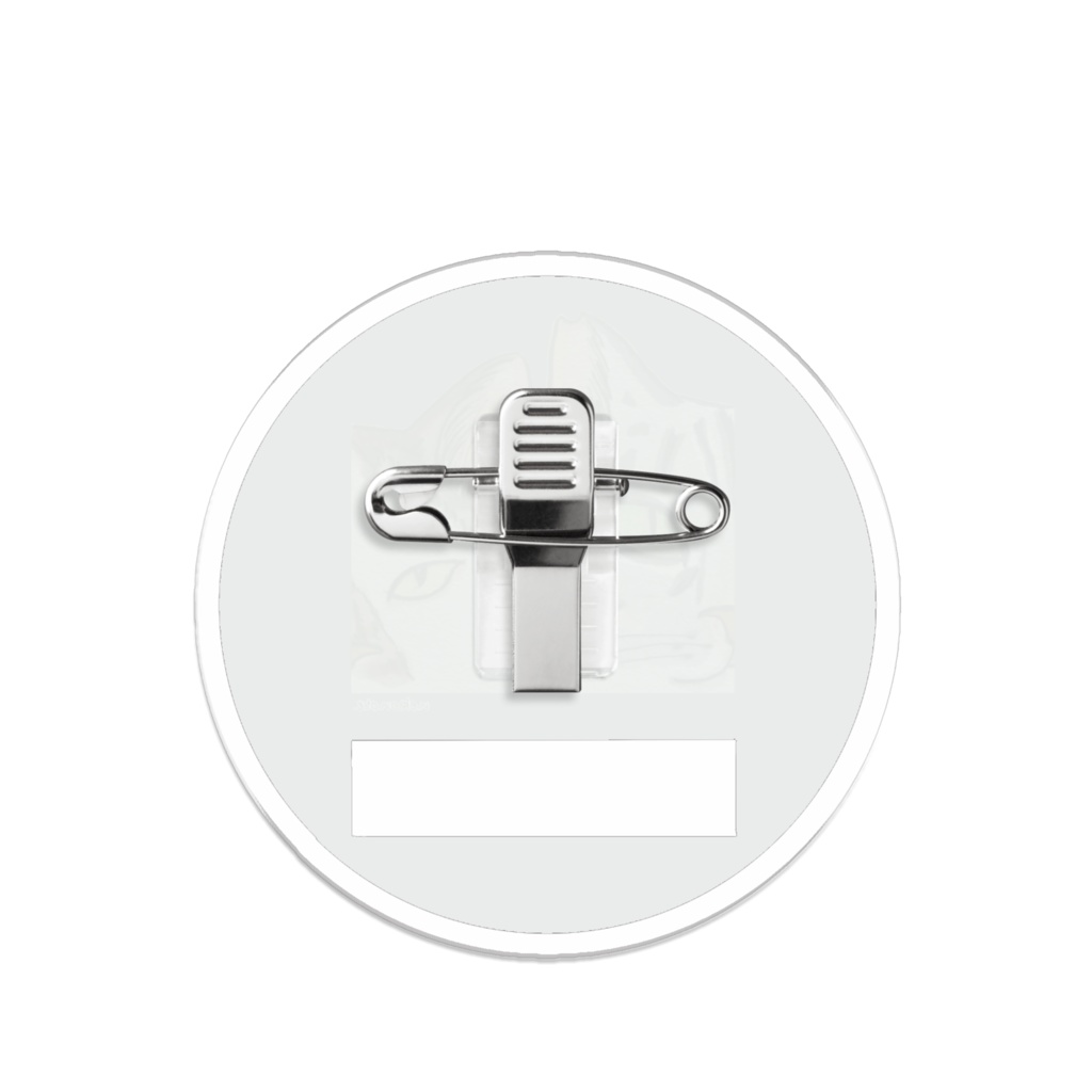 お好きにねこネームバッジ