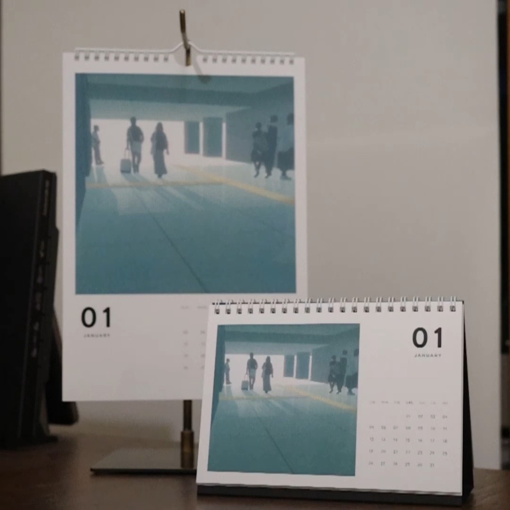 2025 calender 「ひかり」