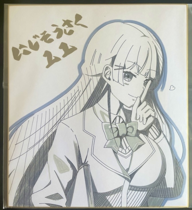 色紙（月ノ美兎）