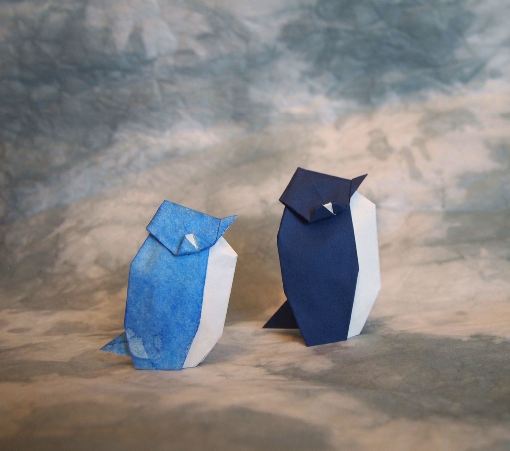 折り図 ちびペンギン 一匹柴犬 Origami Booth