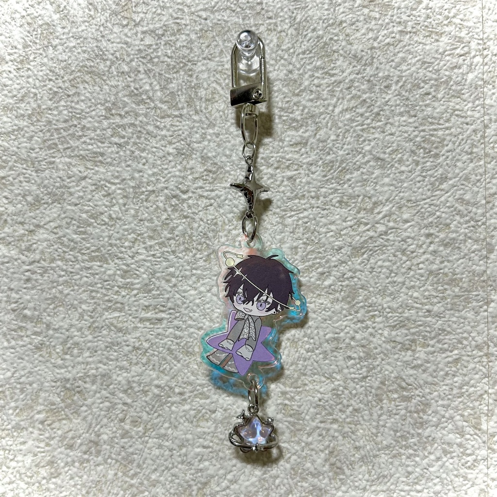 【にじそうさく11】カスカスアクリルキーホルダー 佐伯Ver.