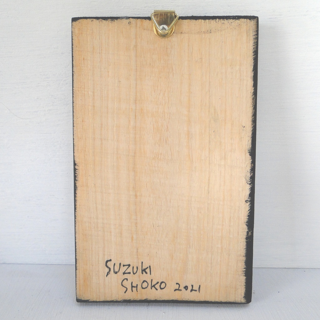 革鎧をつけた小人兵隊のウッドアート オブジェ 木工 木雑貨 妖精 No15