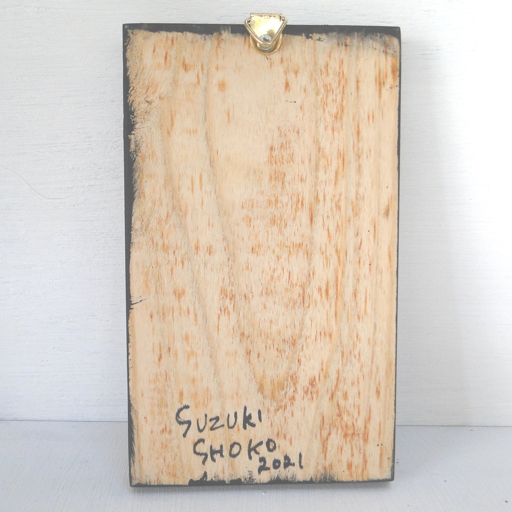 革鎧をつけた猫の小人兵隊のウッドアート オブジェ 木工 木雑貨 妖精 No8