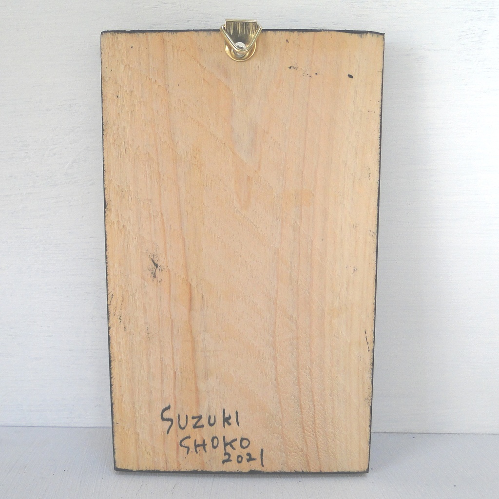 革鎧をつけたツノの小人兵隊のウッドアート オブジェ 木工 木雑貨 妖精 No7