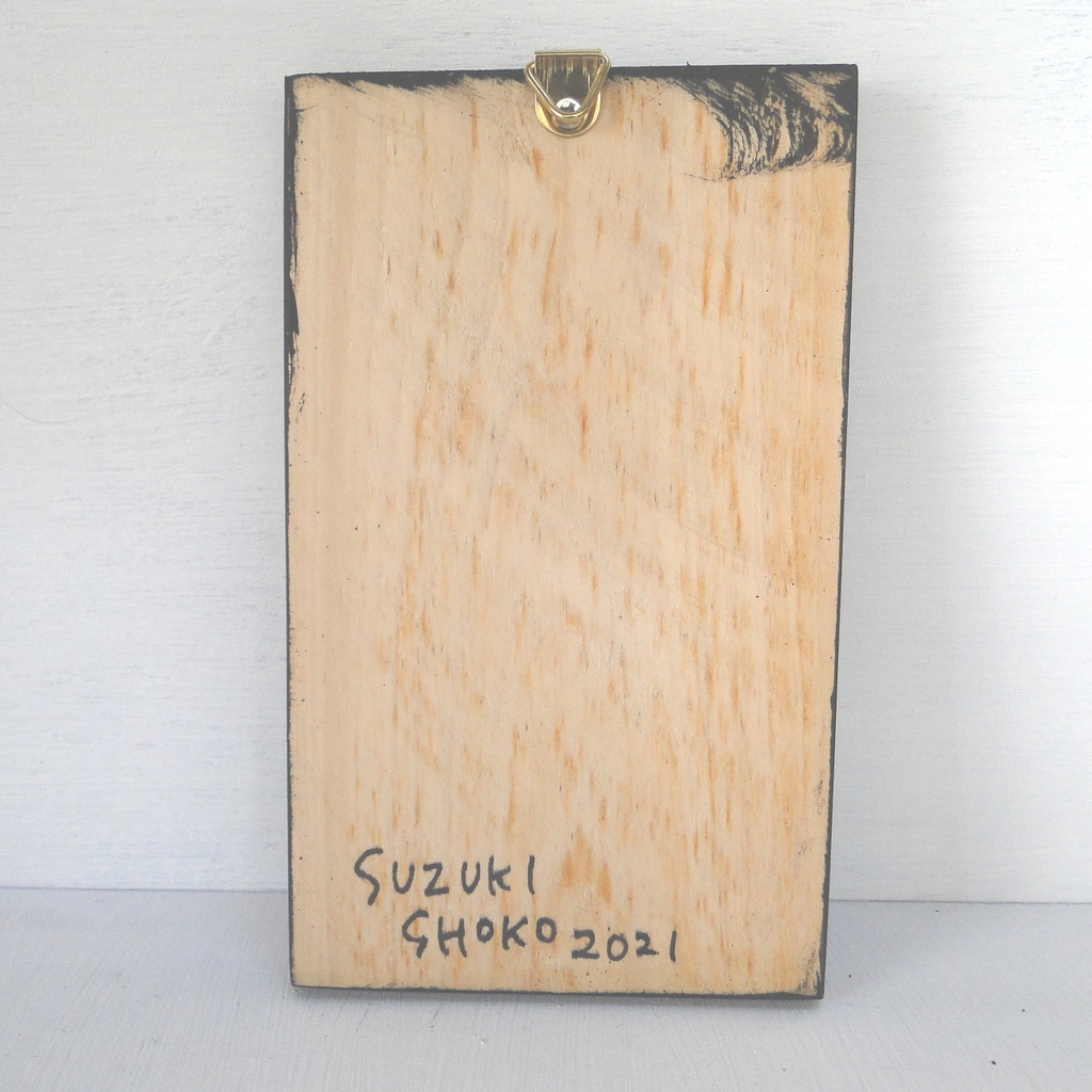 革鎧をつけた小人兵隊のウッドアート オブジェ 木工 木雑貨 妖精 No4