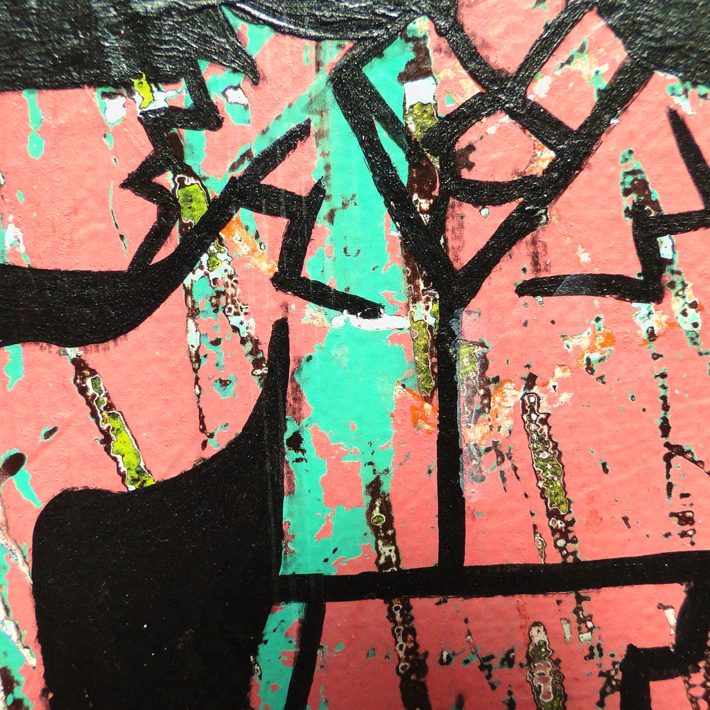 モブ社員のグラフィティアート 原画 絵画 キャンバス画 人物画 一点もの アクリル画