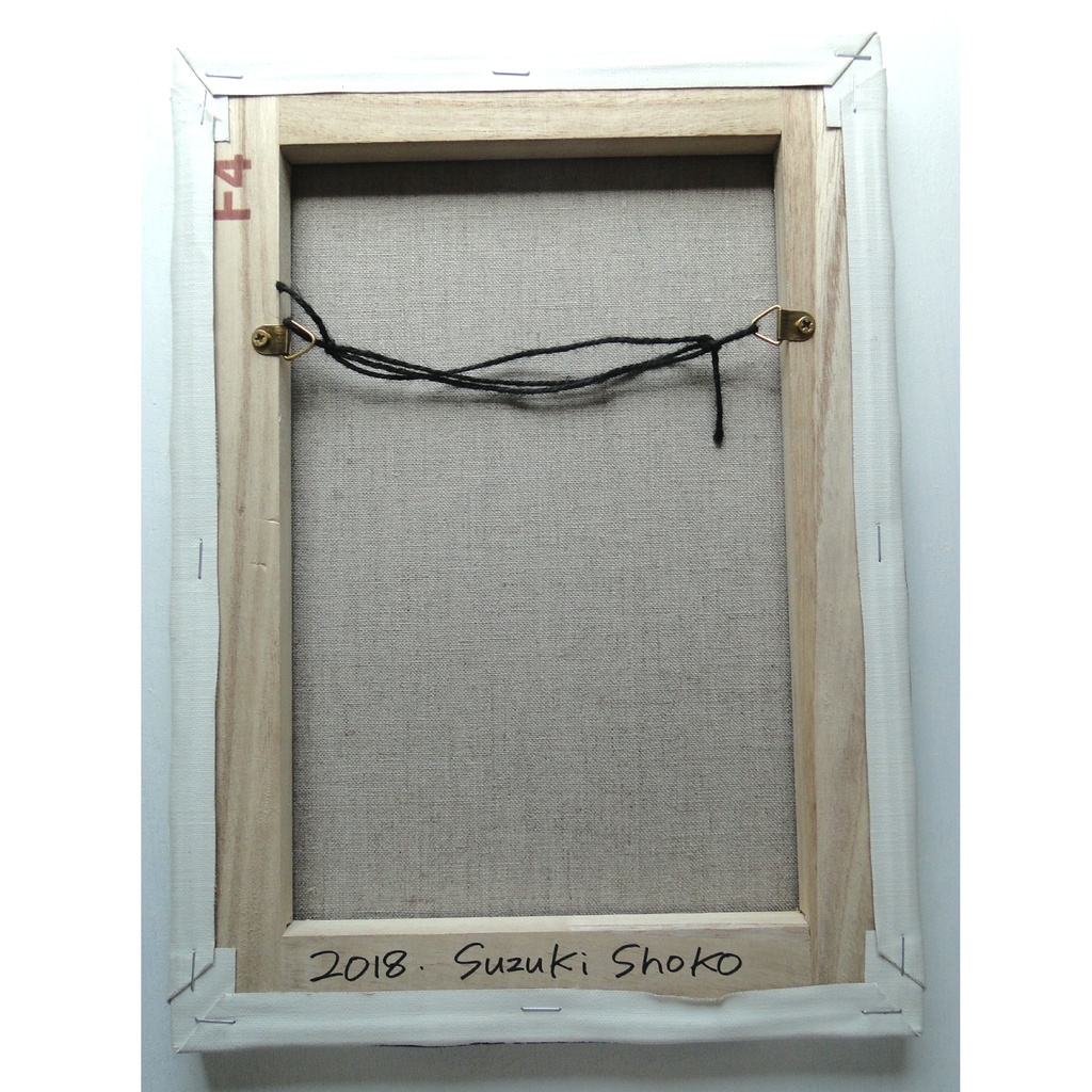 カモフラージュのグラフィティアート 原画 絵画 キャンバス画 モノクロ 迷彩 モンスター