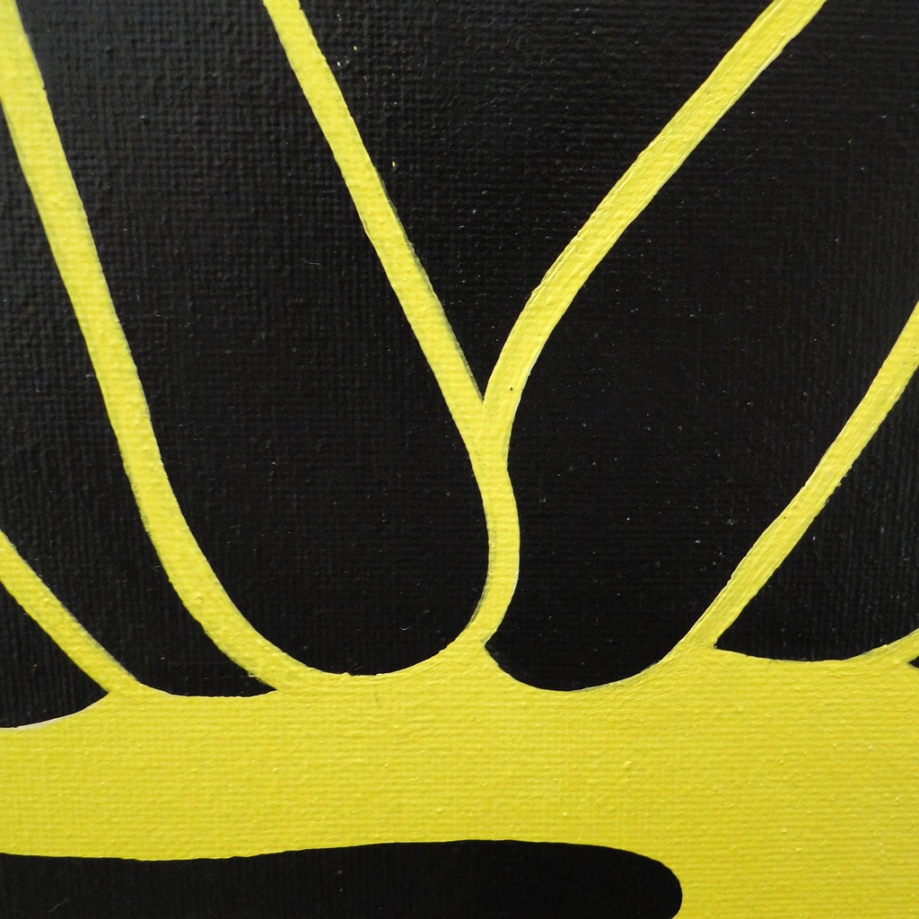 スマイルなクモのグラフィティアート 原画 絵画 キャンバス画 蜘蛛 モンスター