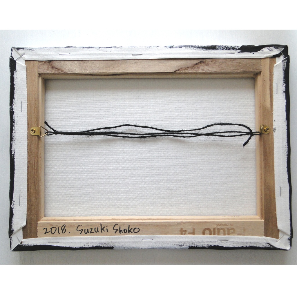 タバコおばばのグラフィティアート 原画 絵画 キャンバス画 人物画 一点もの モノクロ