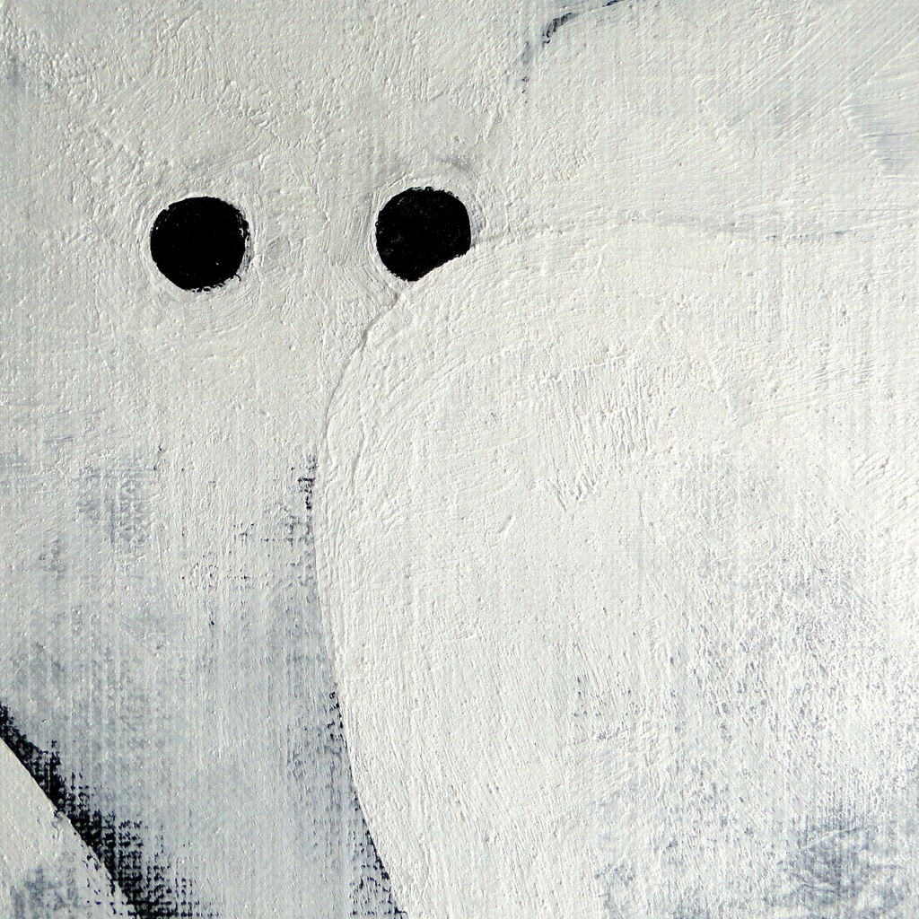 天使のグラフィティアート 原画 絵画 キャンバス画 モノクロ 翼 一点もの