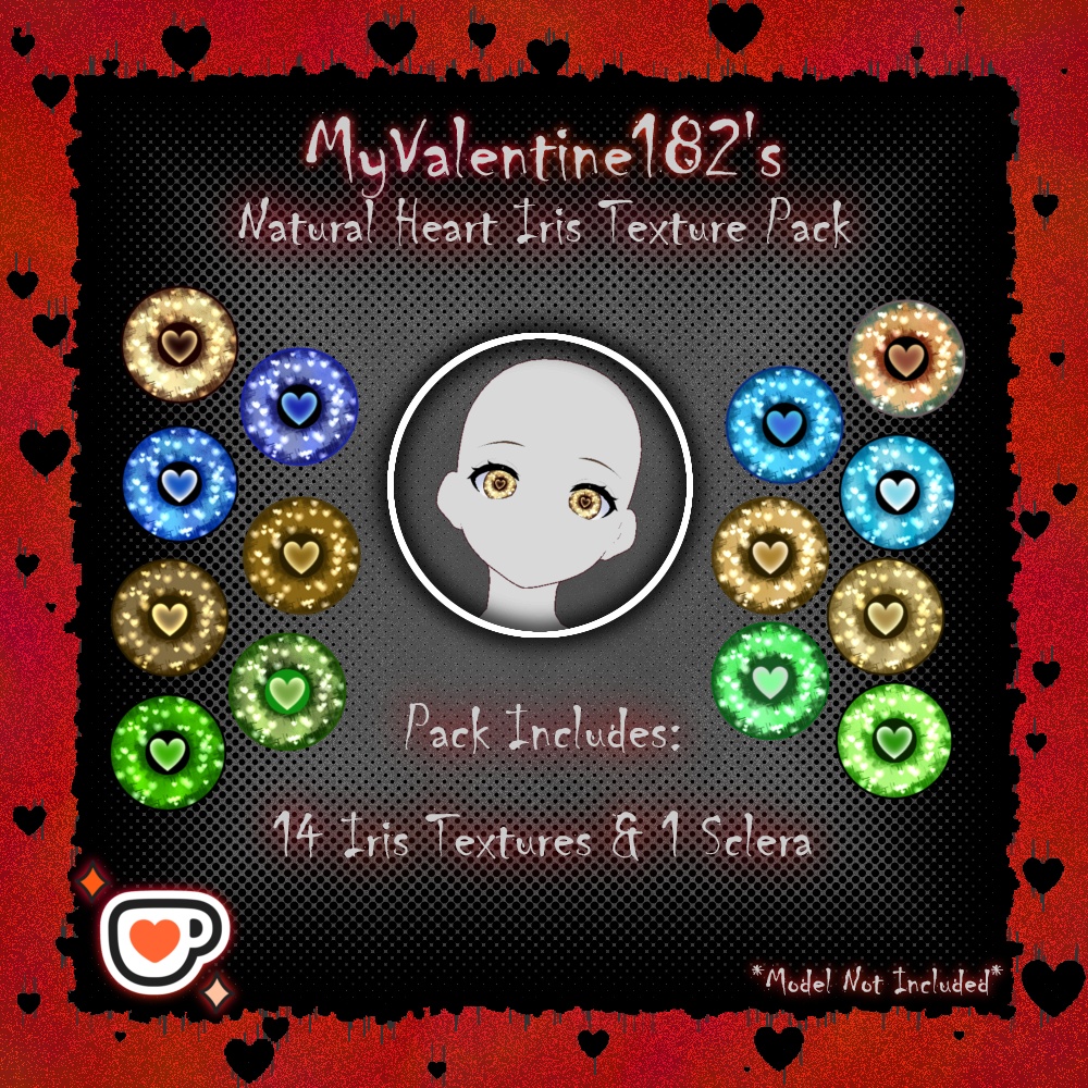 MV182"s Natural Heart Iris Texture Pack