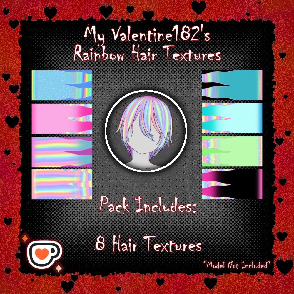 MV182's Rainbow Hair Textures
