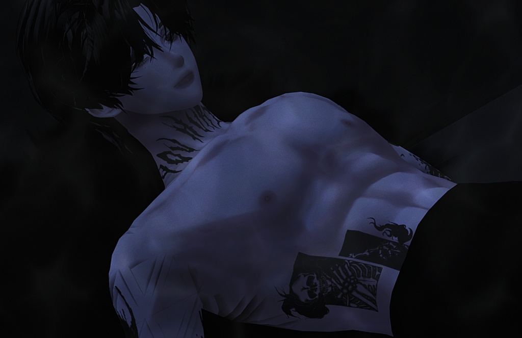 [VRChat]Tattoo 刻肌削骨(각기삭골) 2 - Devangelix_ - BOOTH