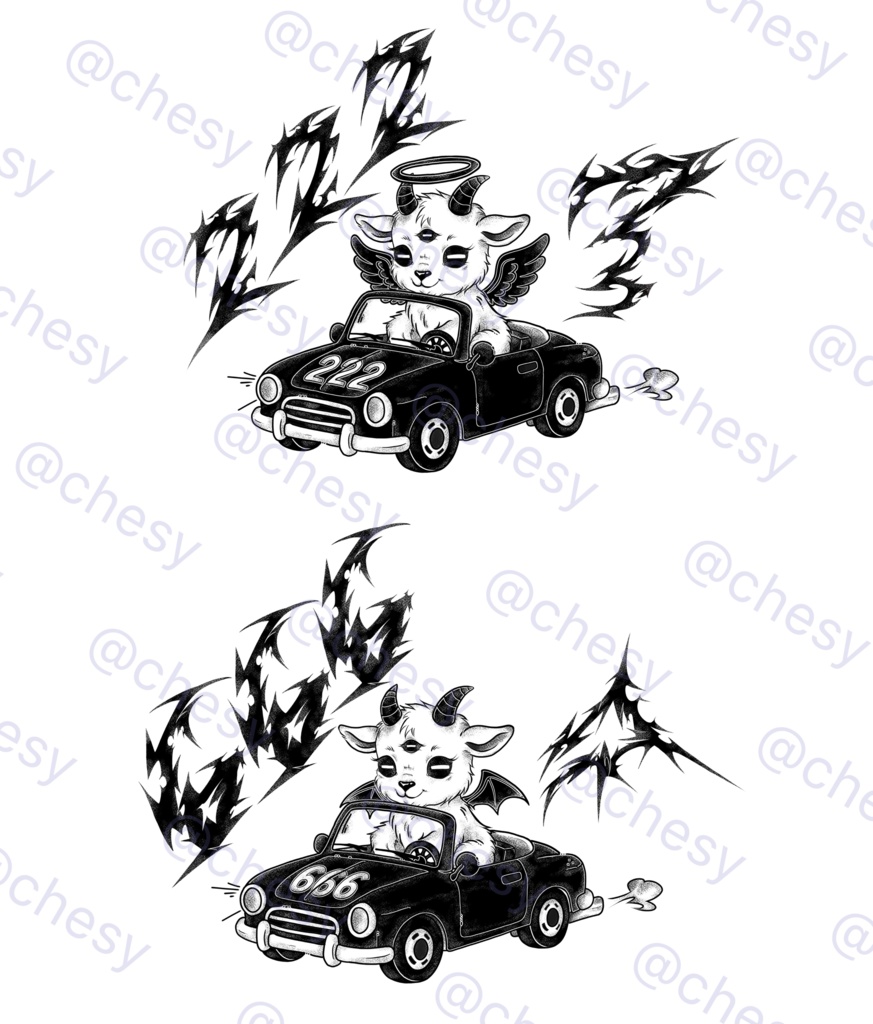 [VRChat] Tattoo  천악 염소(天惡 羖)