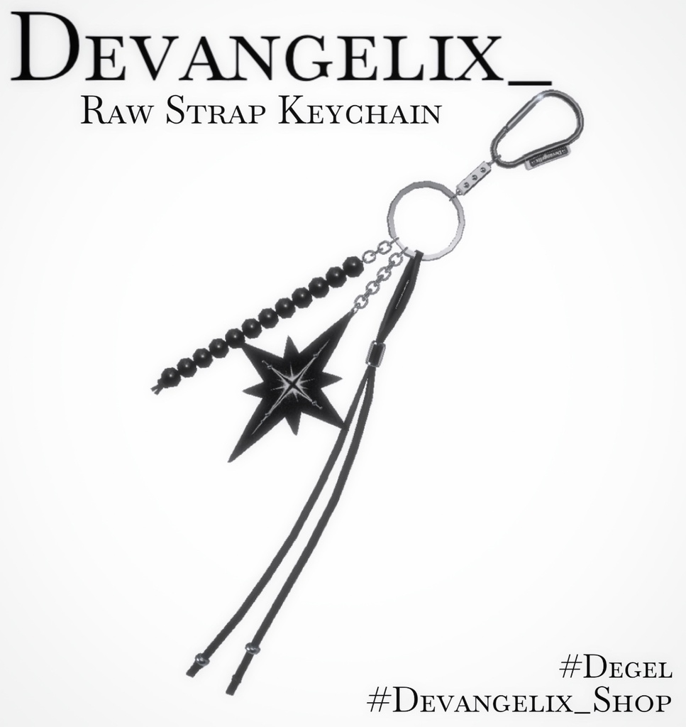 [VRChat] Raw Strap Keychain
