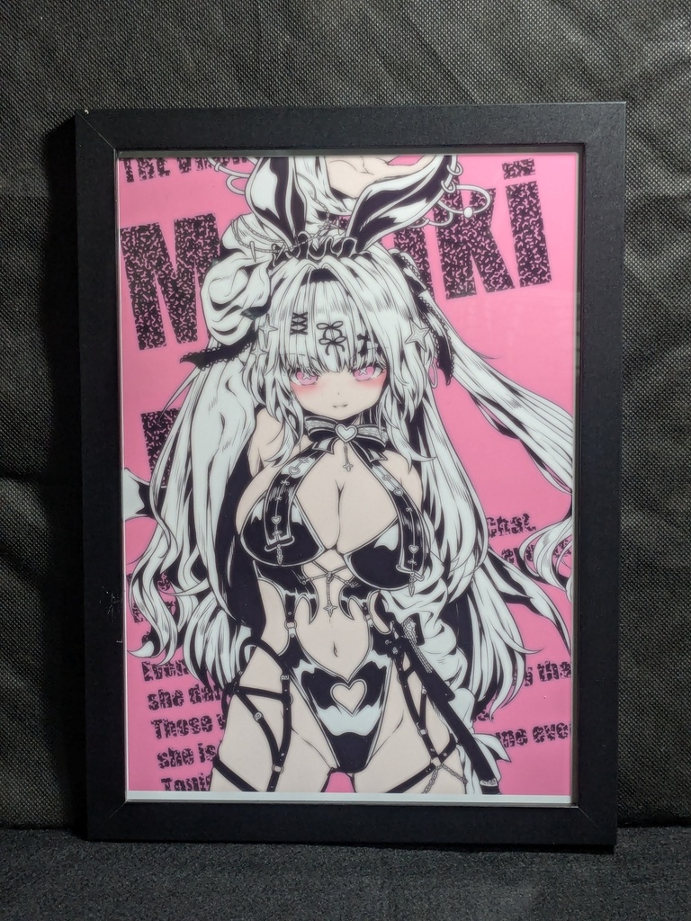 【VRC Illust print】[D09] もぎきまう ちゃん (A4写真用光沢紙印刷)