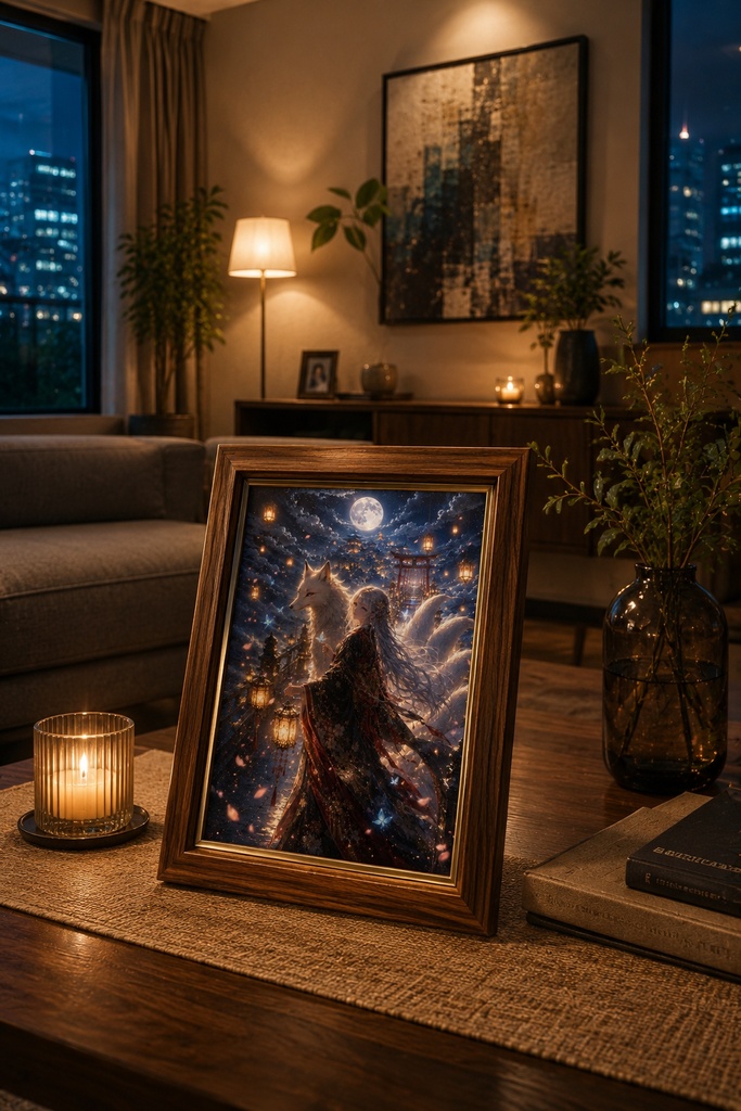 月夜ノ狐姫 ― 幻想灯籠と白狐の和風ファンタジー