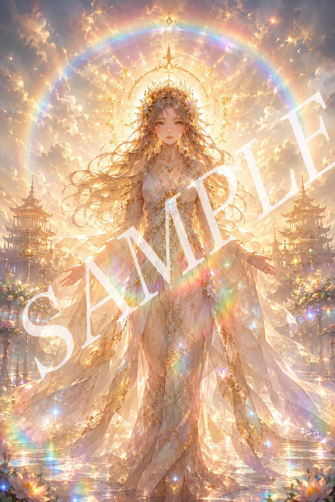 虹光の女神アート｜開運・浄化・金運サポート 