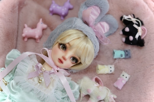 【SALE!!!】ふわふわうさちゃん おぼうし