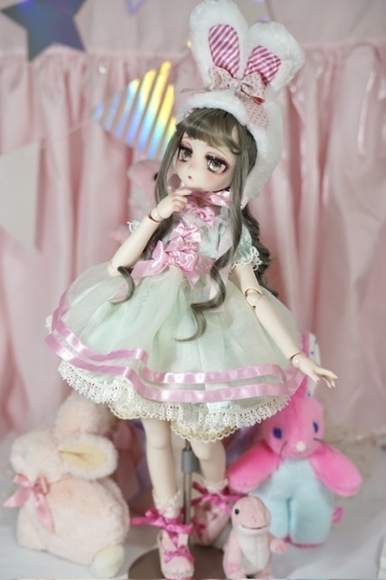 【SALE!!!】ふわふわうさちゃん おぼうし