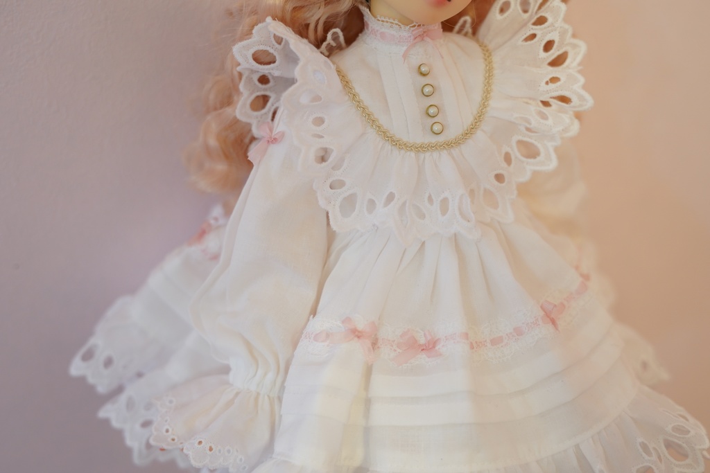 Angel Picnicドレス(color:サックス)【1/4サイズ】