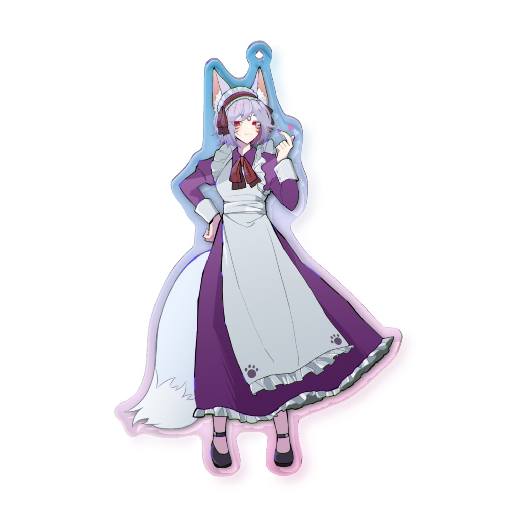 姉こんちゃん らぶオーロラアクキー