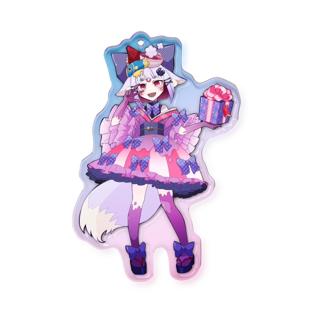 2周年記念 アイドルこんちゃんアクリルキーホルダー