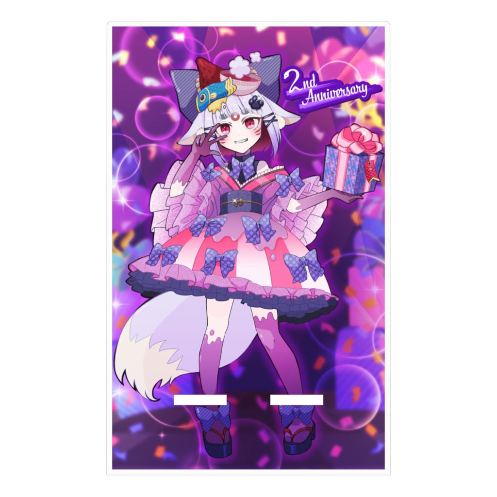 2周年記念 アイドルこんちゃんスマホスタンド