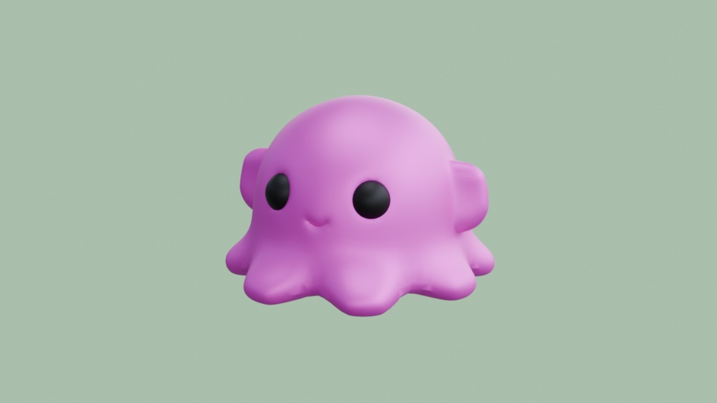 めんだこ 3Dモデル