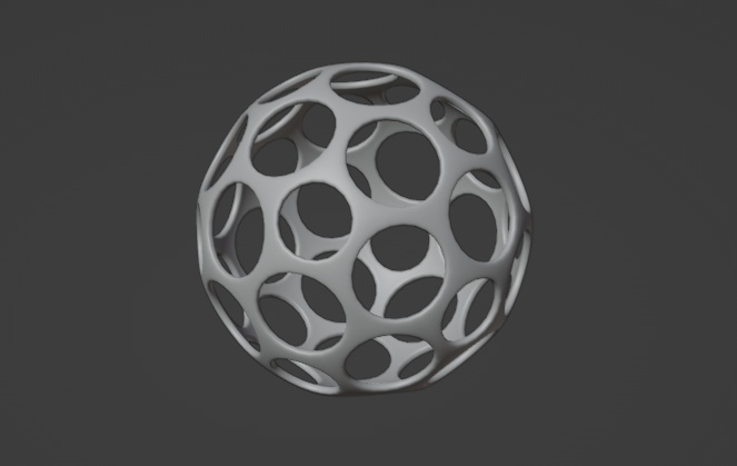 SF穴球ジェネレーター【Blender Geometry Nodes】