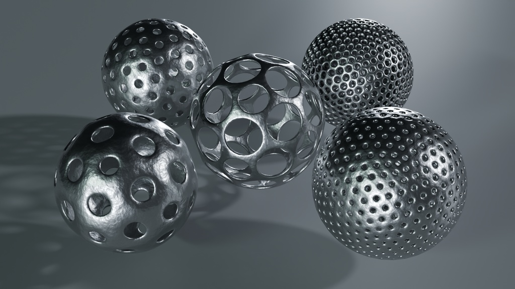 SF穴球ジェネレーター【Blender Geometry Nodes】