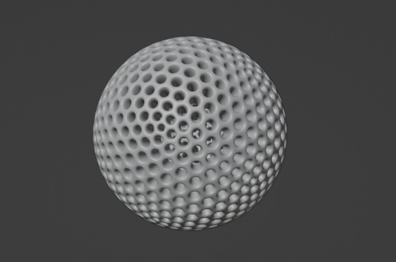 SF穴球ジェネレーター【Blender Geometry Nodes】