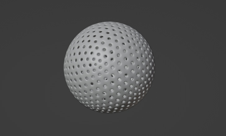 SF穴球ジェネレーター【Blender Geometry Nodes】