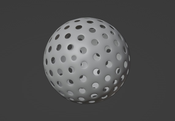 SF穴球ジェネレーター【Blender Geometry Nodes】