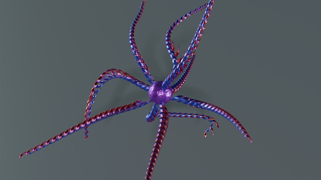 触手ジェネレーター【Blender Geometry Nodes】